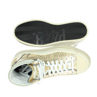 P448 Donna Sneakers alta F23RAIL-W Oro