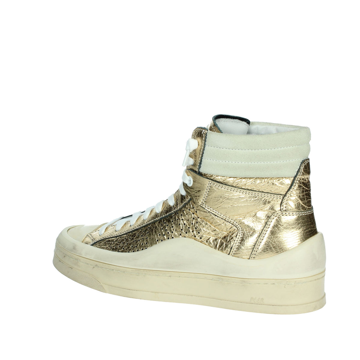 P448 Donna Sneakers alta F23RAIL-W Oro
