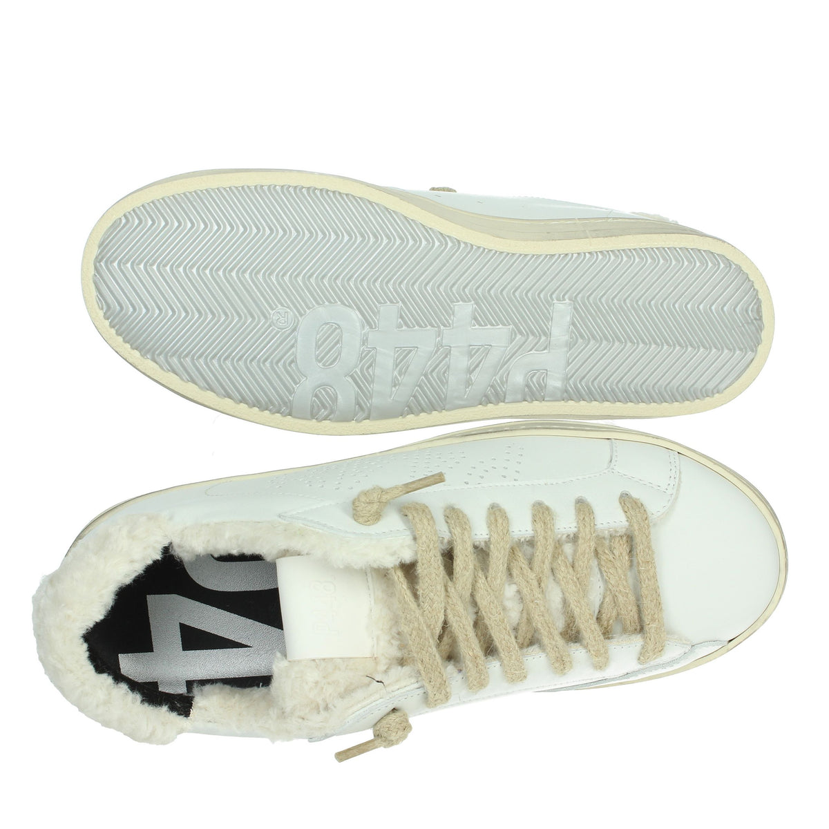 P448 Donna Sneakers bassa F22JOHN-W Bianco