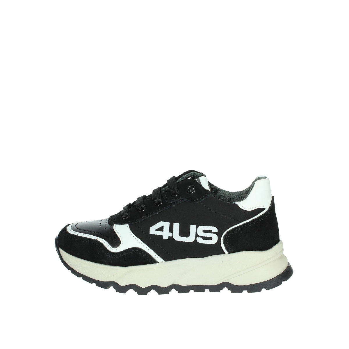 4Us Paciotti Bambini e ragazzi Sneakers bassa 43031 Nero