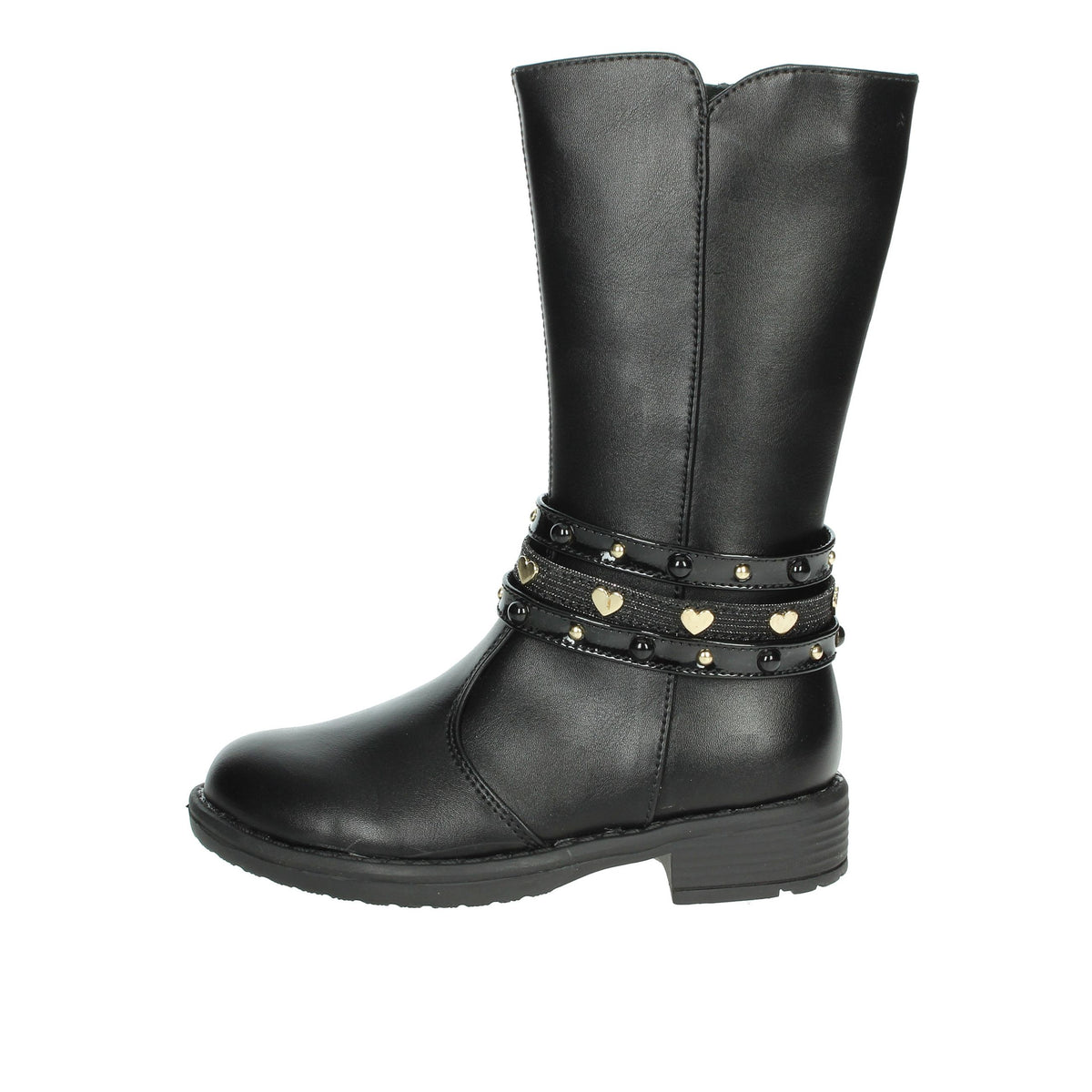 ASSO Bambine e ragazze Stivali AG-16590 Nero