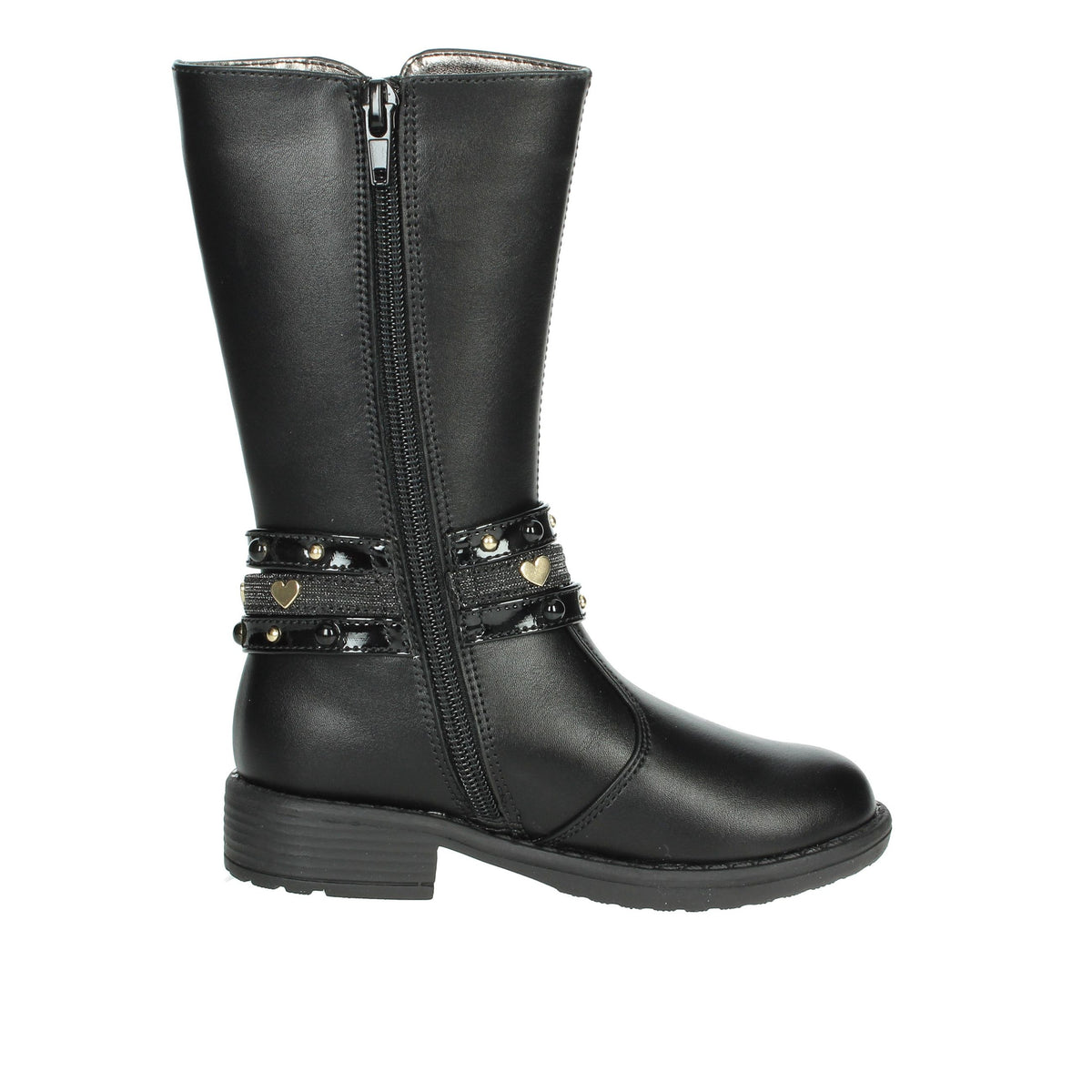 ASSO Bambine e ragazze Stivali AG-16590 Nero