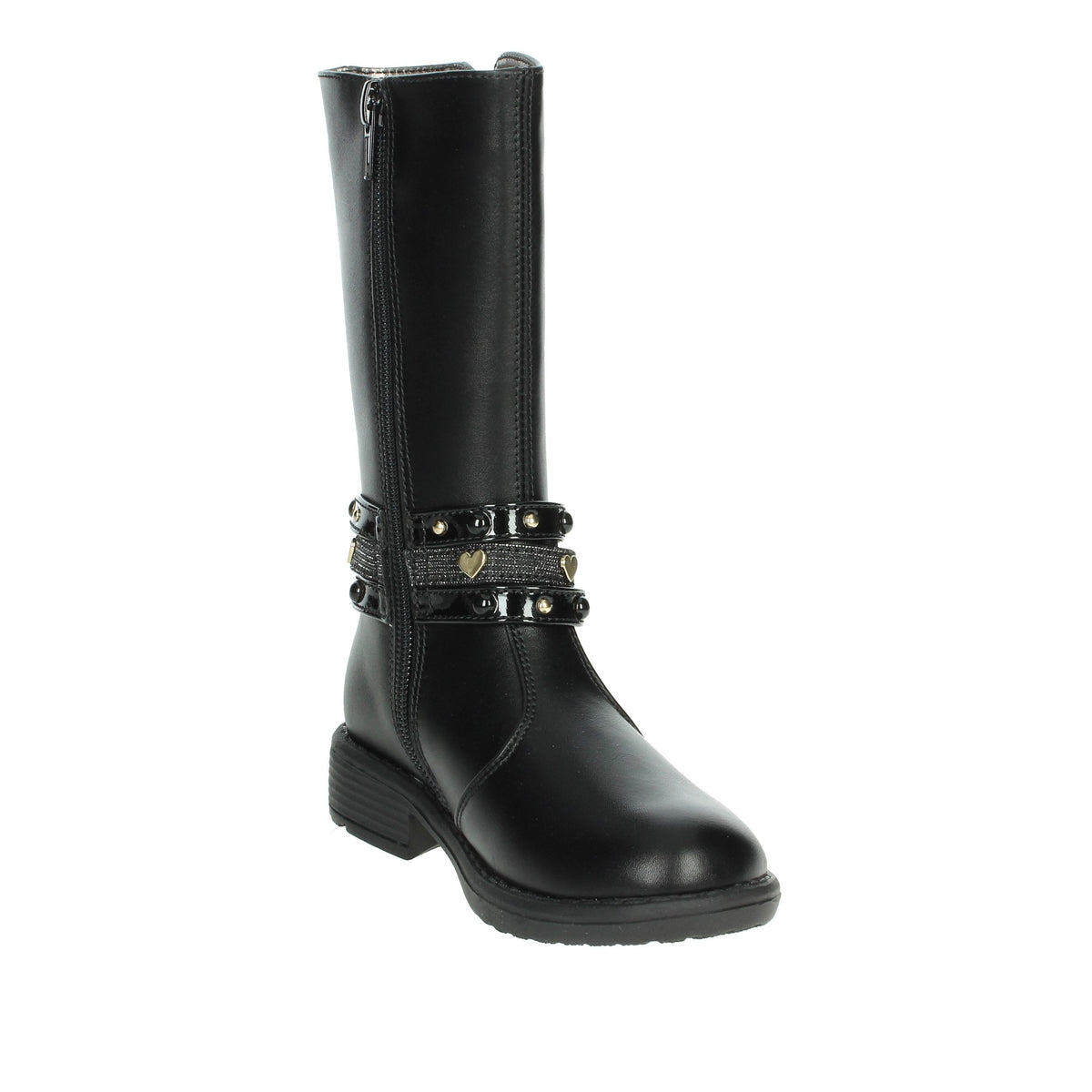 ASSO Bambine e ragazze Stivali AG-16590 Nero