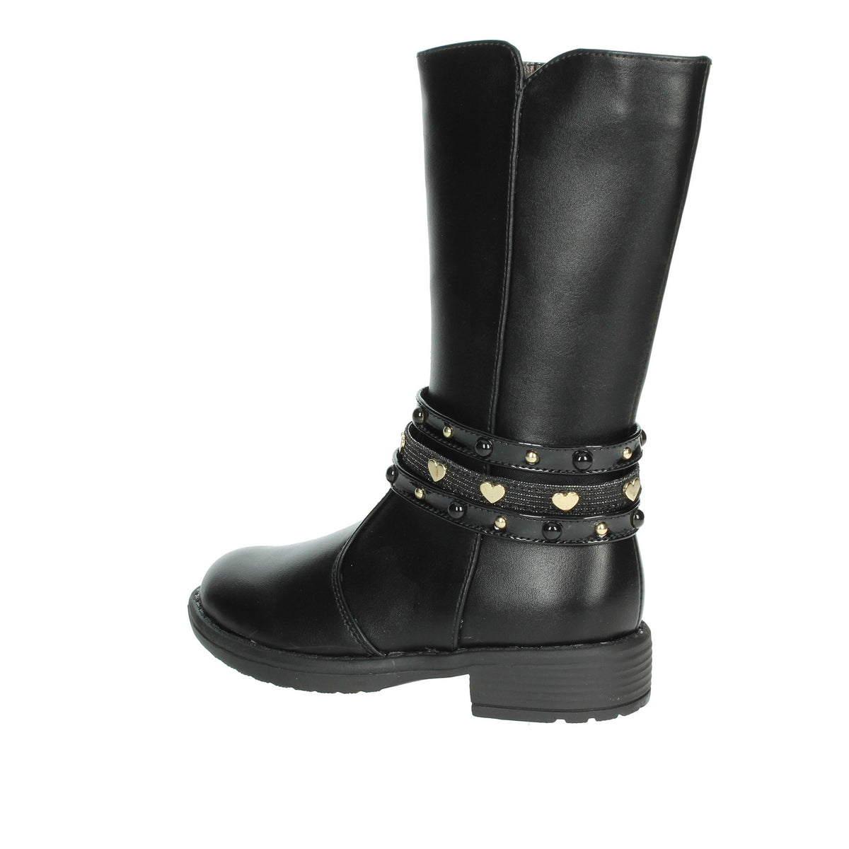 ASSO Bambine e ragazze Stivali AG-16590 Nero