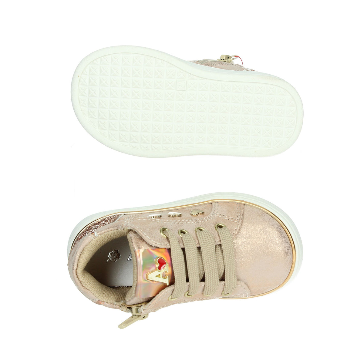 ASSO Bambine e ragazze Sneakers bassa AG-16760 Cipria