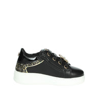 ASSO Bambine e ragazze Sneakers bassa AG-16532 Nero/Oro