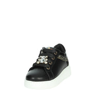 ASSO Bambine e ragazze Sneakers bassa AG-16532 Nero/Oro