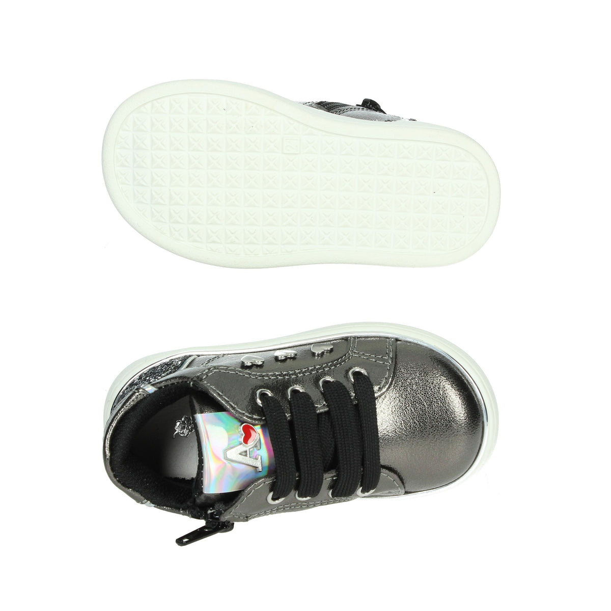 ASSO Bambine e ragazze Sneakers bassa AG-16760 Antracite