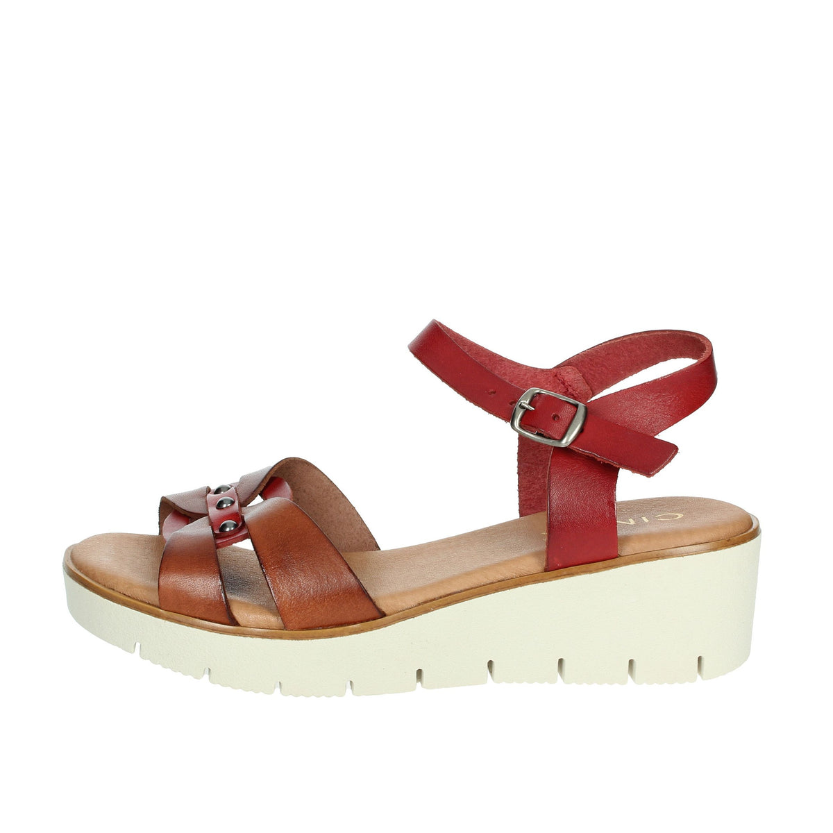 CINZIA SOFT Donna Sandali con zeppa EL178032 Cuoio