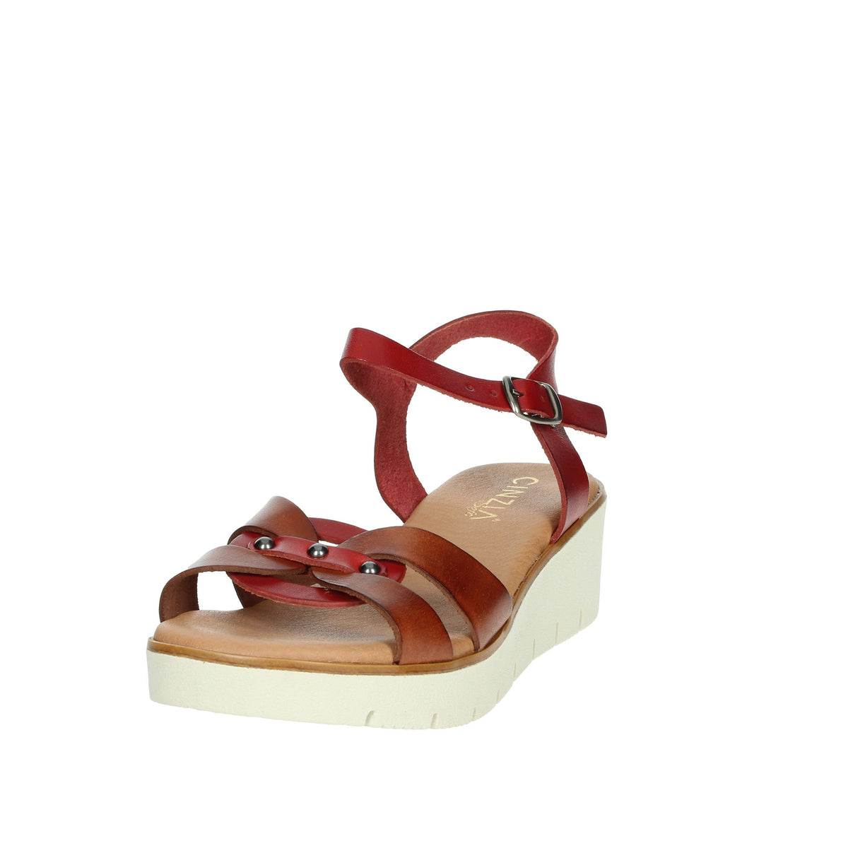 CINZIA SOFT Donna Sandali con zeppa EL178032 Cuoio