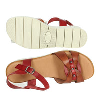 CINZIA SOFT Donna Sandali con zeppa EL178032 Cuoio