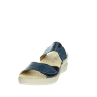 CINZIA SOFT Donna Ciabatte con zeppa IO13335 Blu