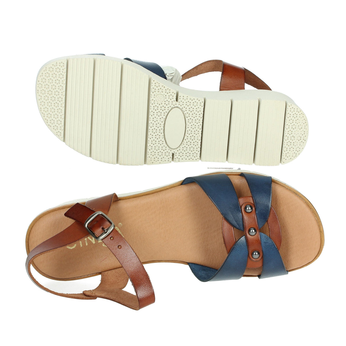 CINZIA SOFT Donna Sandali con zeppa EL178032 Blu
