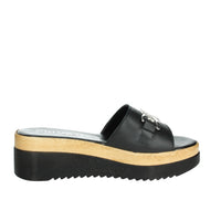 CINZIA SOFT Donna Ciabatte con zeppa IAF343456 Nero