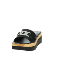 CINZIA SOFT Donna Ciabatte con zeppa IAF343456 Nero