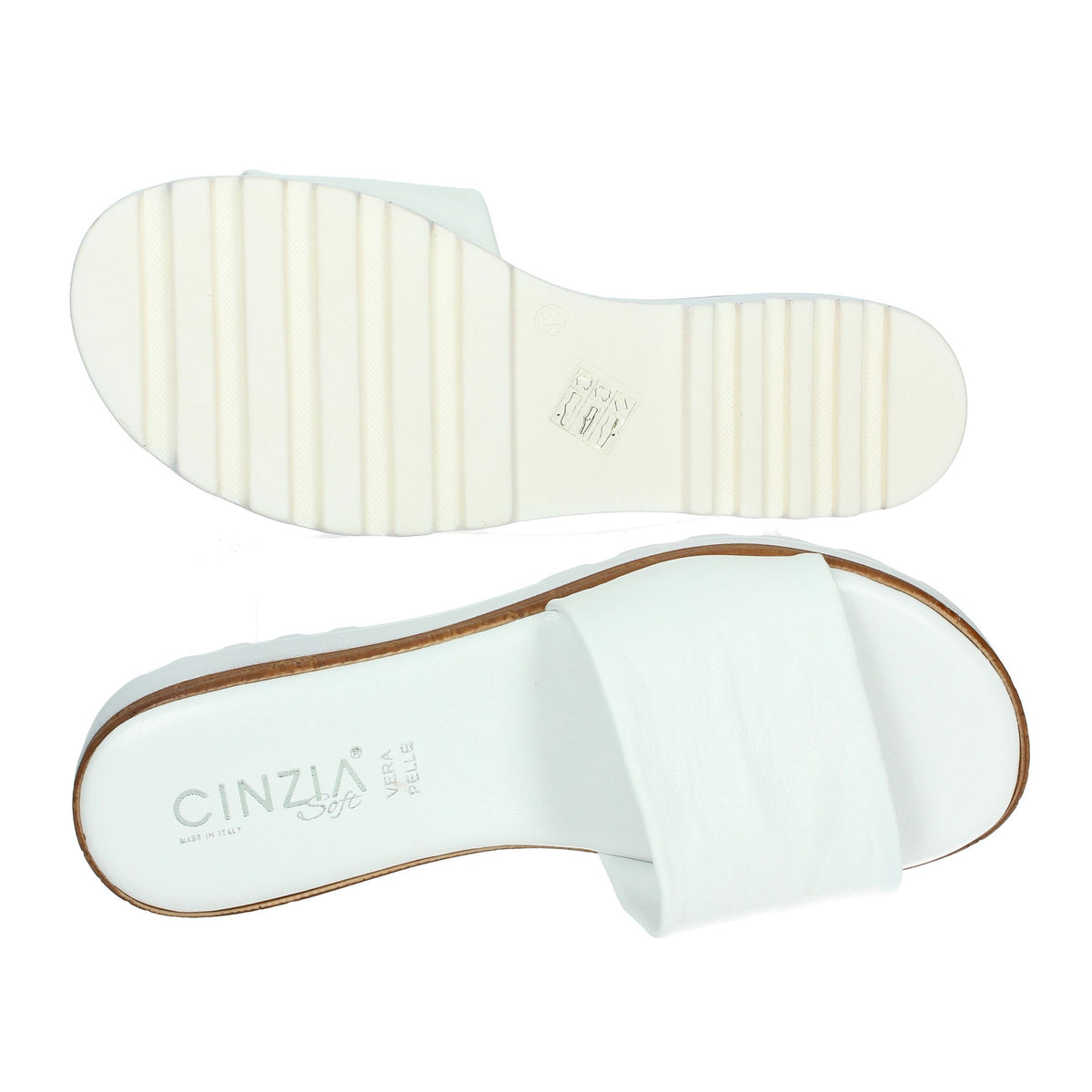 CINZIA SOFT Donna Ciabatte basse IAF23384 Bianco