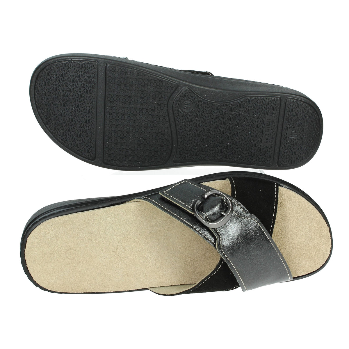 CINZIA SOFT Donna Ciabatte basse MZK65-D Nero