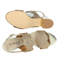 CINZIA SOFT Donna Sandali con tacco CN2015 Oro