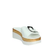 CINZIA SOFT Donna Ciabatte con zeppa IAF343455 Bianco