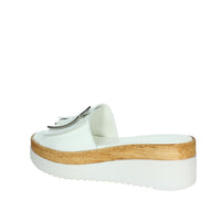 CINZIA SOFT Donna Ciabatte con zeppa IAF343455 Bianco