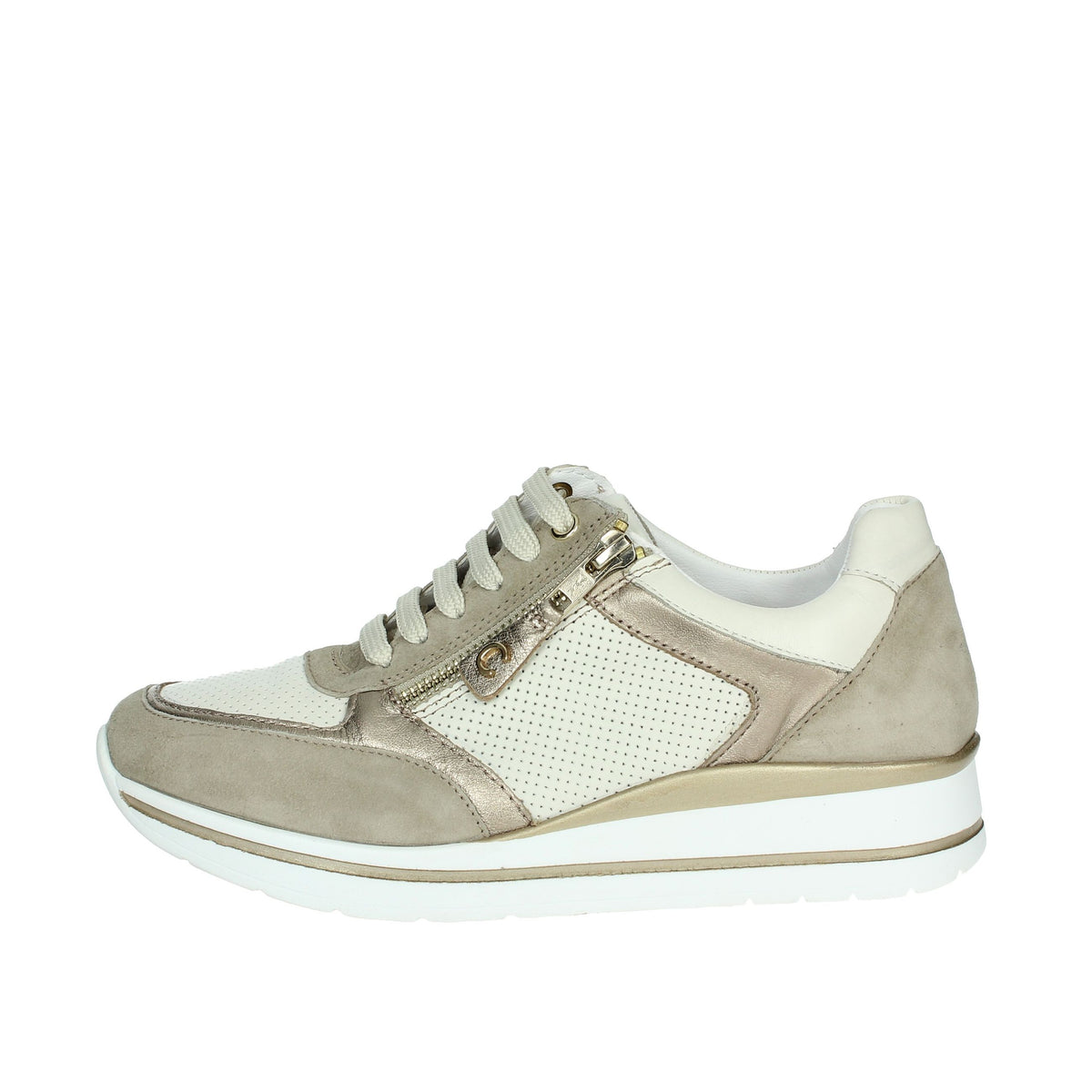 CINZIA SOFT Donna Sneakers bassa IV2021359 Beige/Oro