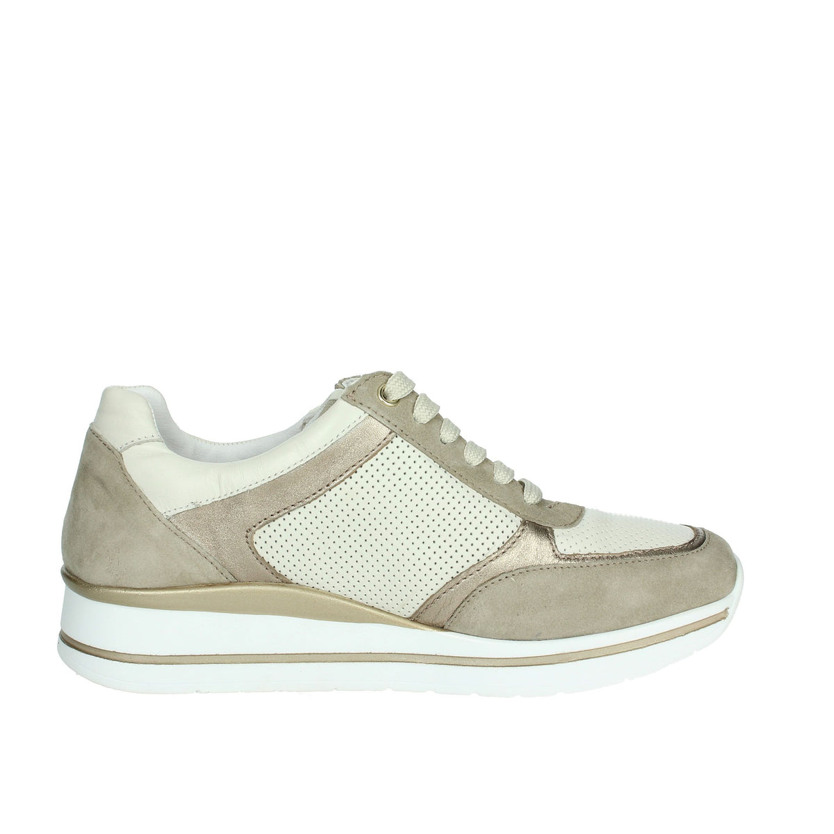 CINZIA SOFT Donna Sneakers bassa IV2021359 Beige/Oro