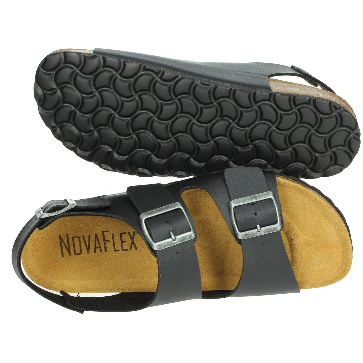 NOVAFLEX Uomo Sandali bassi NOVI Nero