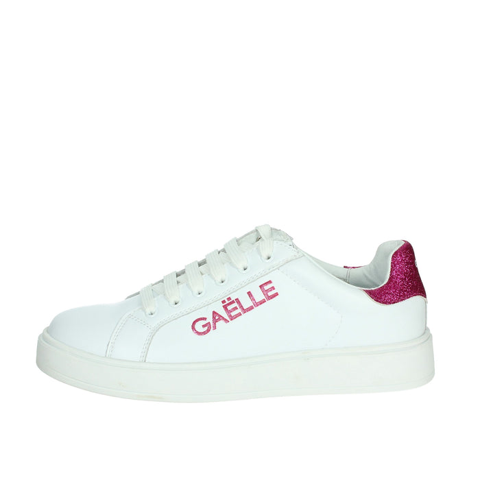 GAELLE PARIS Bambine e ragazze Sneakers bassa GS0026L Bianco/Fucsia