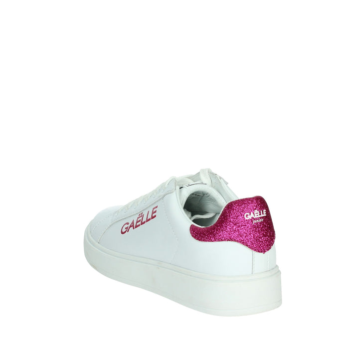 GAELLE PARIS Bambine e ragazze Sneakers bassa GS0026L Bianco/Fucsia