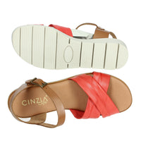 CINZIA SOFT Donna Sandali bassi EL1601614 Rosso