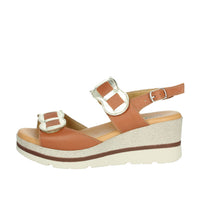 CINZIA SOFT Donna Sandali con zeppa IO19635 Cuoio