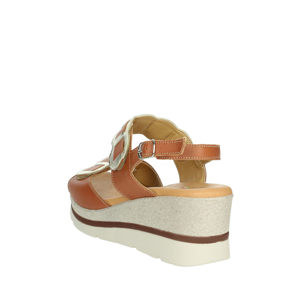 CINZIA SOFT Donna Sandali con zeppa IO19635 Cuoio