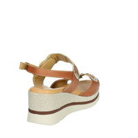 CINZIA SOFT Donna Sandali con zeppa IO19635 Cuoio