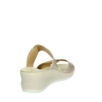 CINZIA SOFT Donna Ciabatte con zeppa IO13335 Platino