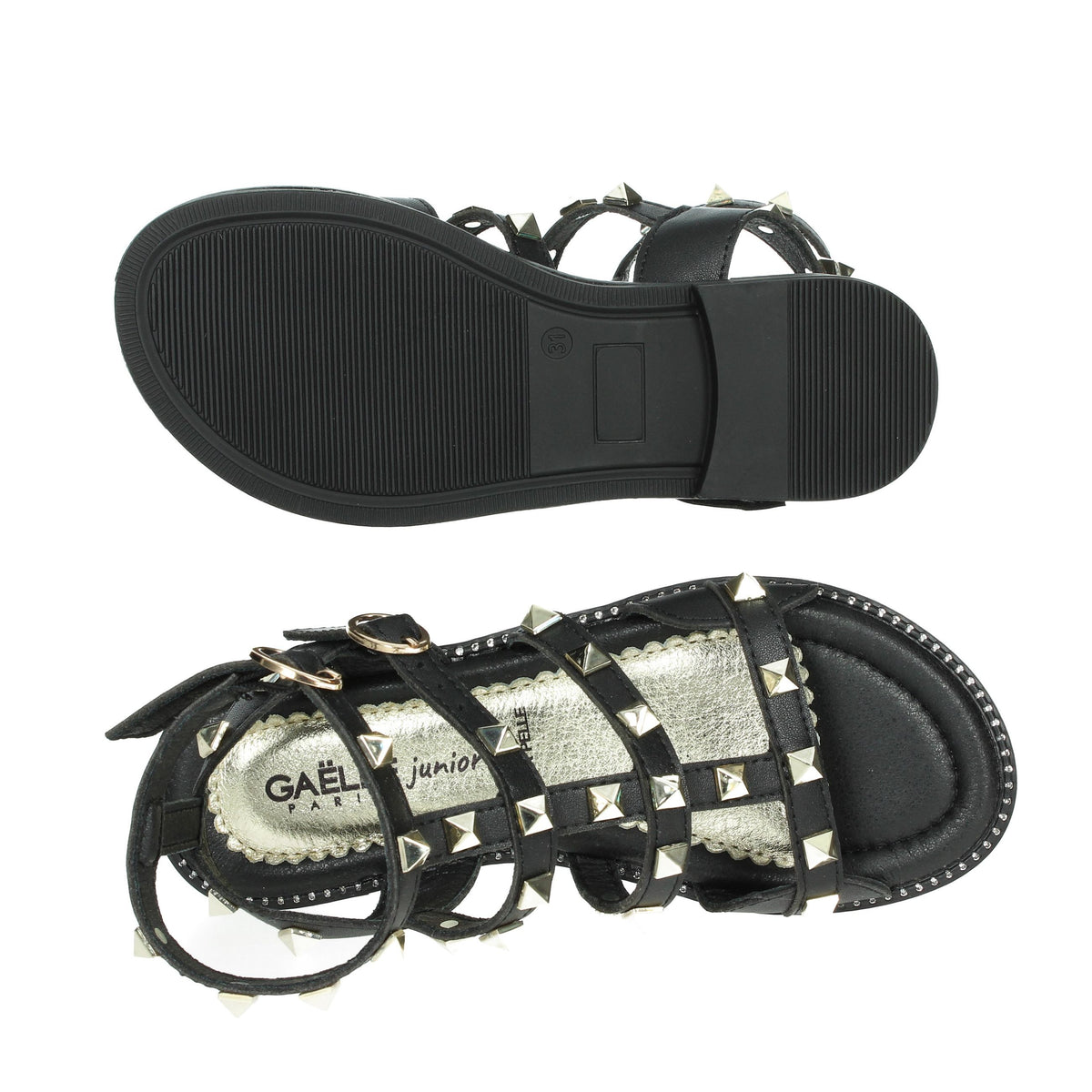 GAELLE PARIS Bambine e ragazze Sandali bassi GT0003S Nero