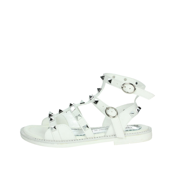 GAELLE PARIS Bambine e ragazze Sandali bassi GT0003S Bianco