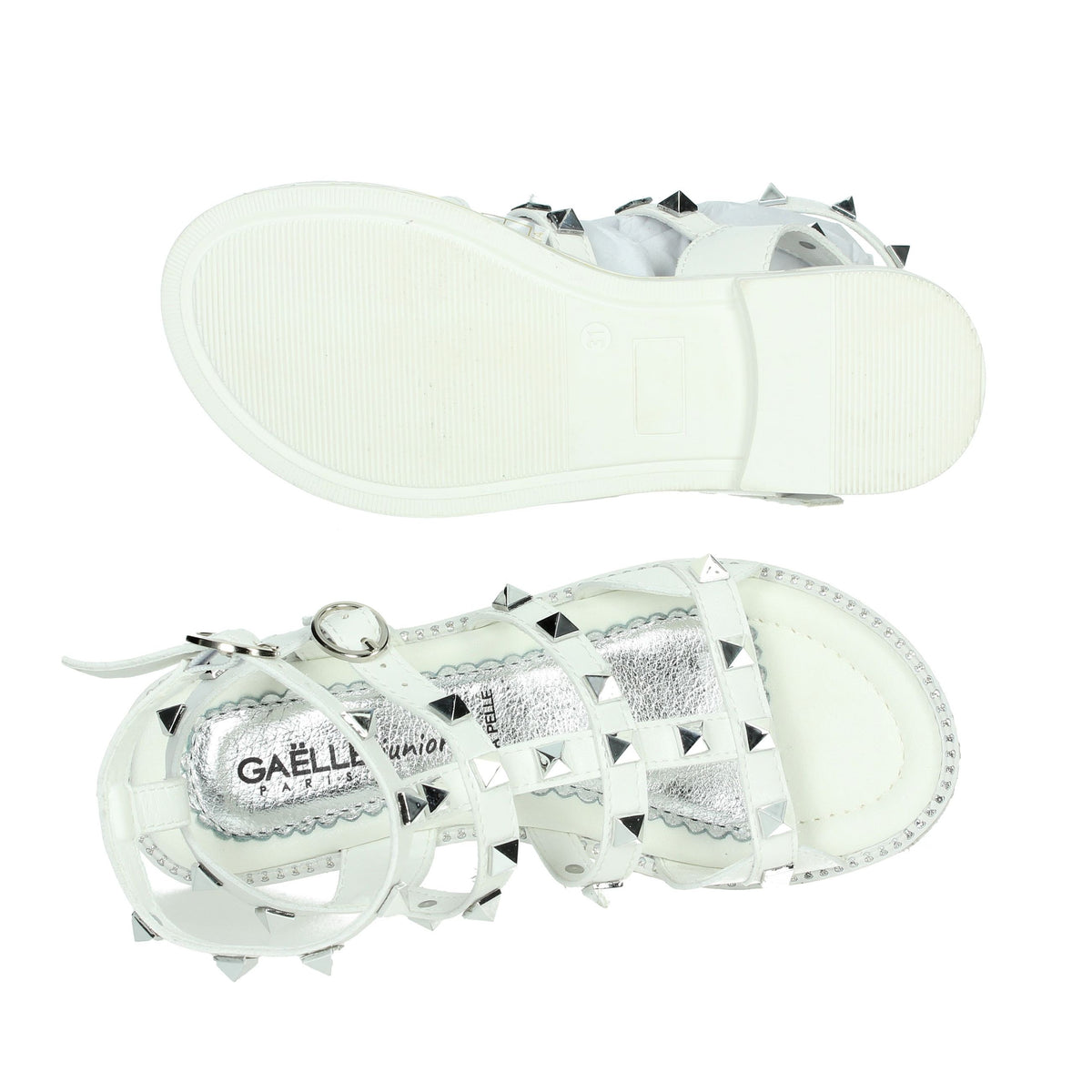GAELLE PARIS Bambine e ragazze Sandali bassi GT0003S Bianco