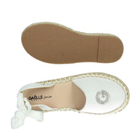 GAELLE PARIS Bambine e ragazze Espadrillas GE0002T Bianco