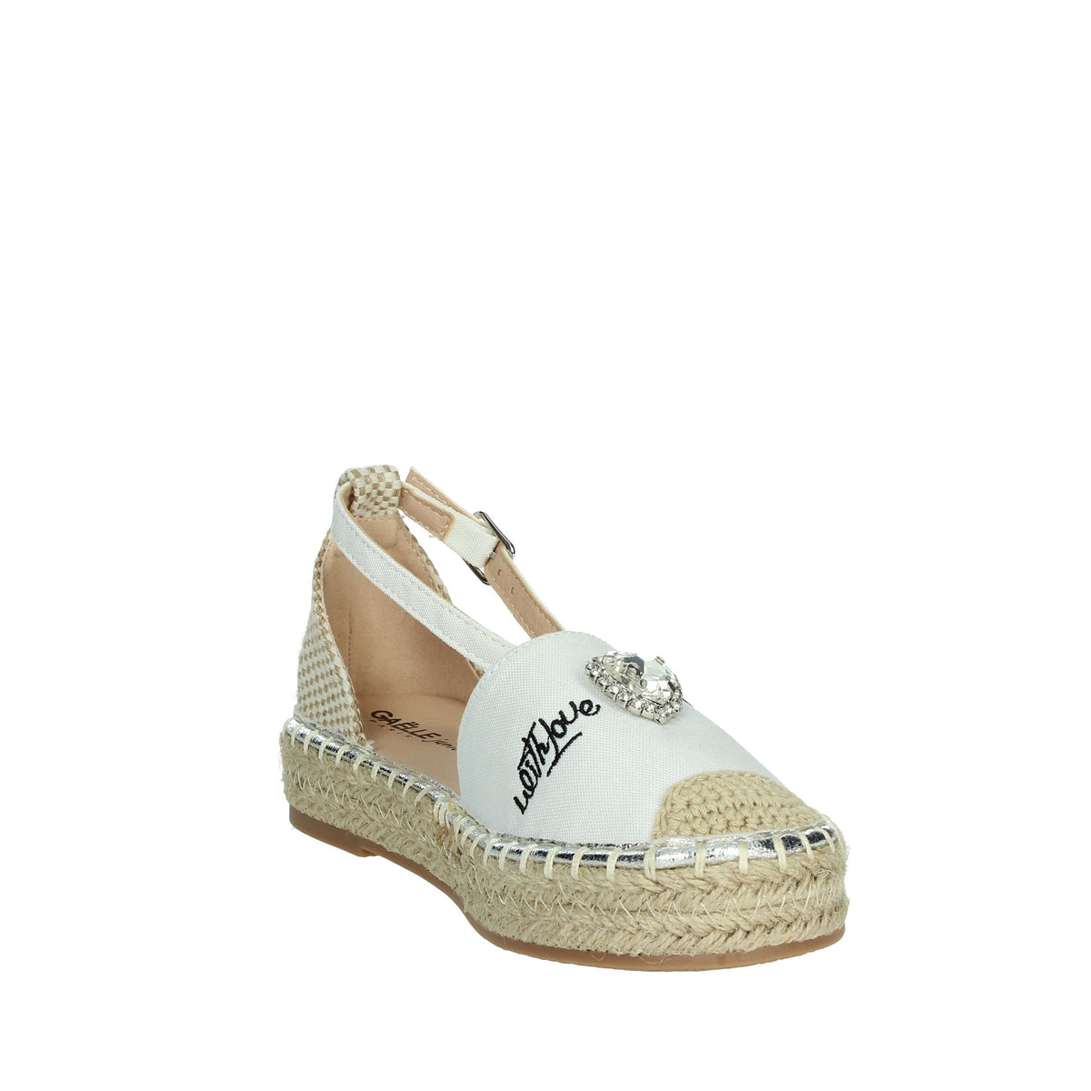 GAELLE PARIS Bambine e ragazze Espadrillas GE0001T Bianco