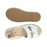 GAELLE PARIS Bambine e ragazze Espadrillas GE0001T Bianco