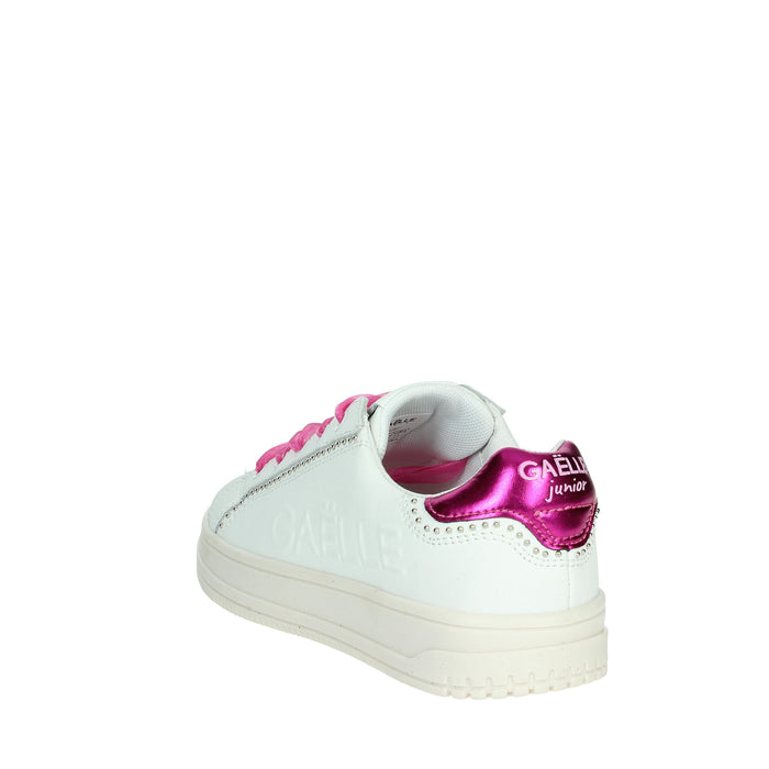 GAELLE PARIS Bambine e ragazze Sneakers bassa GS0014L Bianco/Fucsia