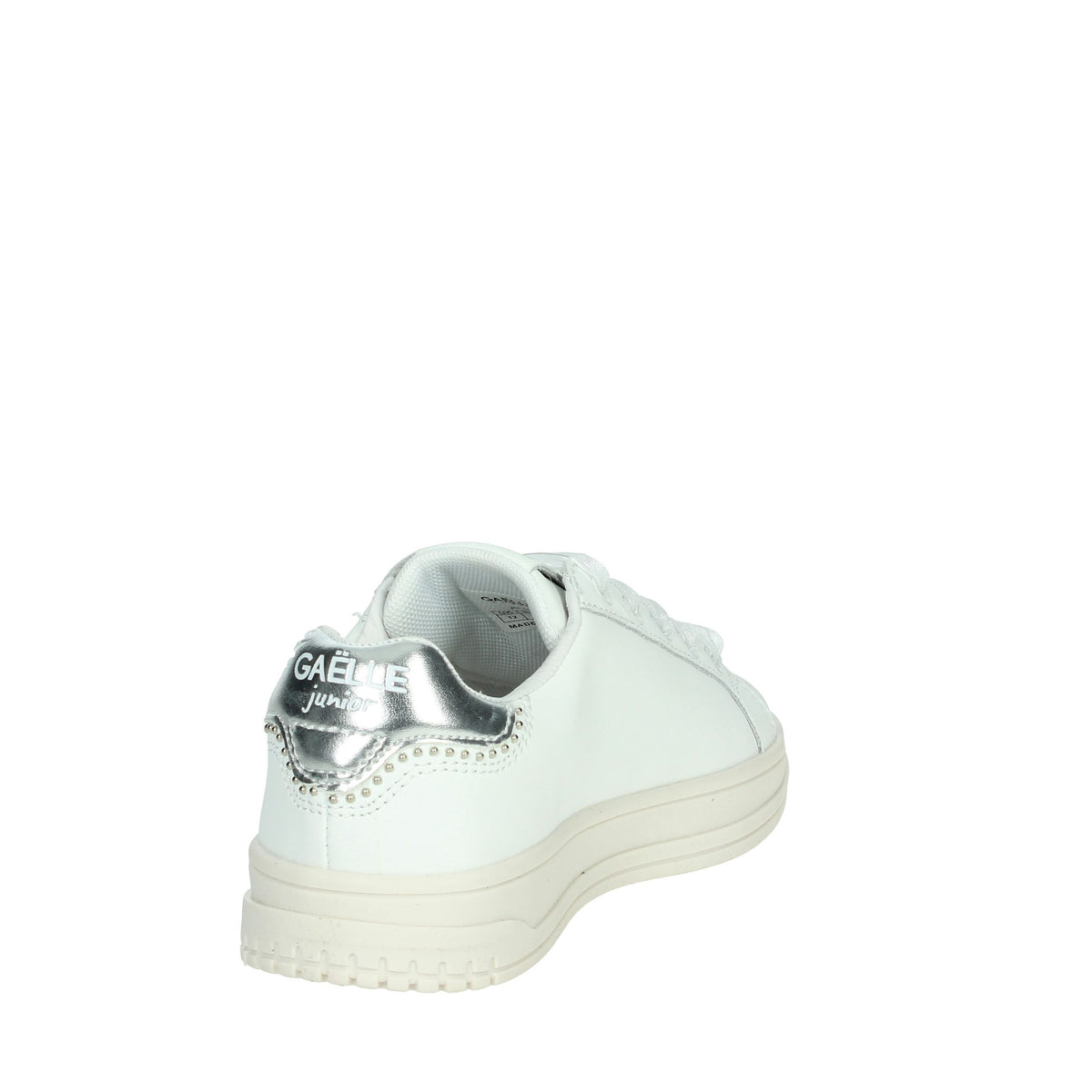 GAELLE PARIS Bambine e ragazze Sneakers bassa GS0014L Bianco/Argento