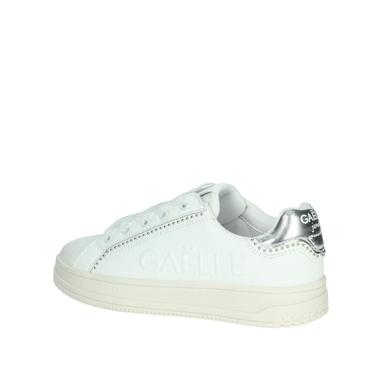 GAELLE PARIS Bambine e ragazze Sneakers bassa GS0014L Bianco/Argento