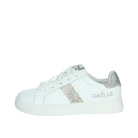 GAELLE PARIS Bambine e ragazze Sneakers bassa GS0021L Bianco/Argento