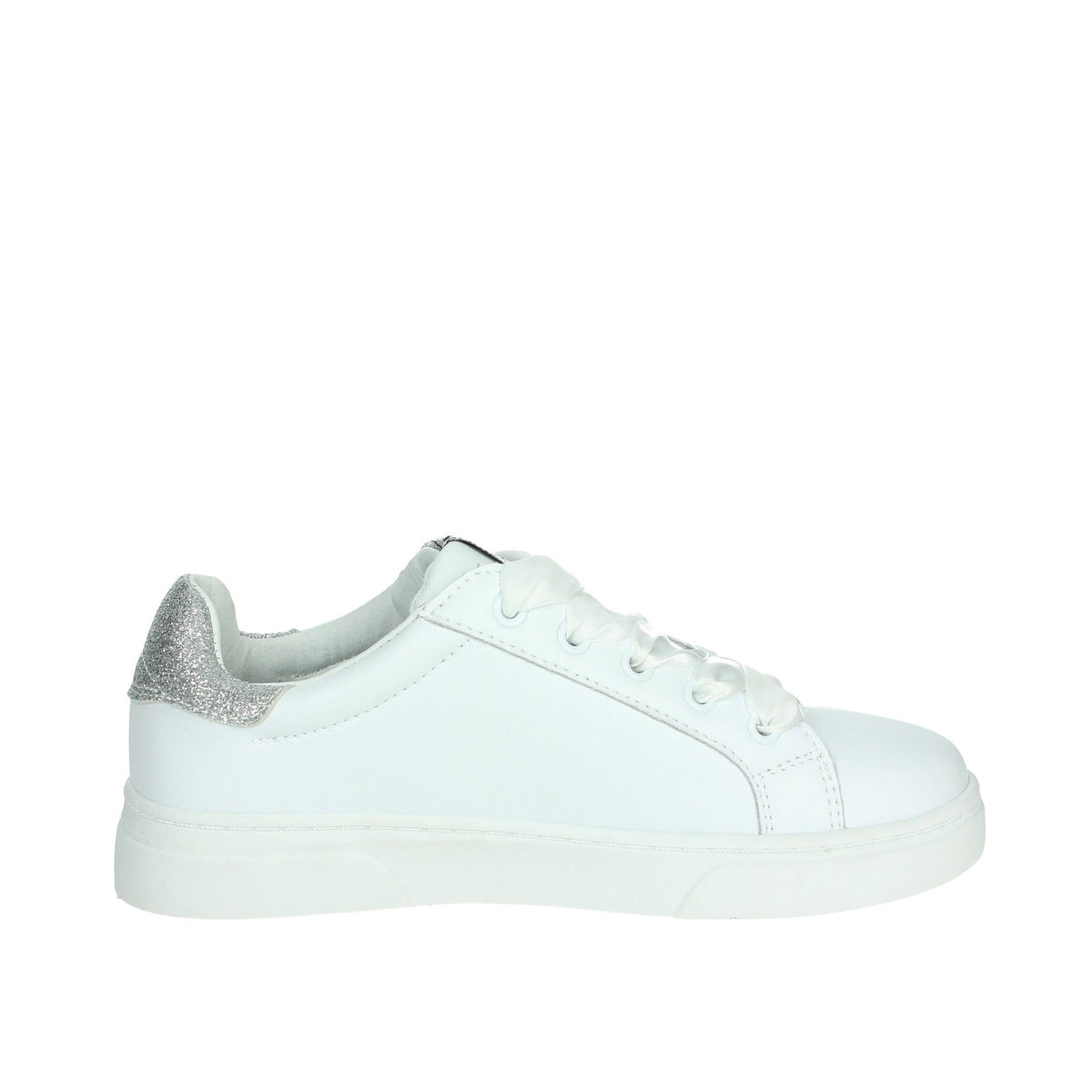 GAELLE PARIS Bambine e ragazze Sneakers bassa GS0021L Bianco/Argento