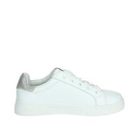 GAELLE PARIS Bambine e ragazze Sneakers bassa GS0021L Bianco/Argento