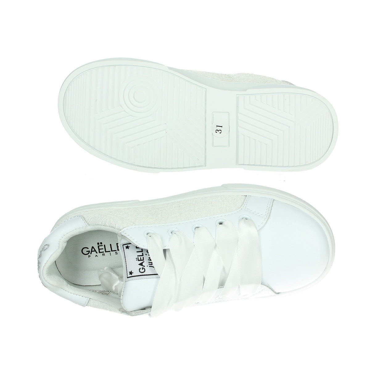 GAELLE PARIS Bambine e ragazze Sneakers bassa GS0029S Bianco