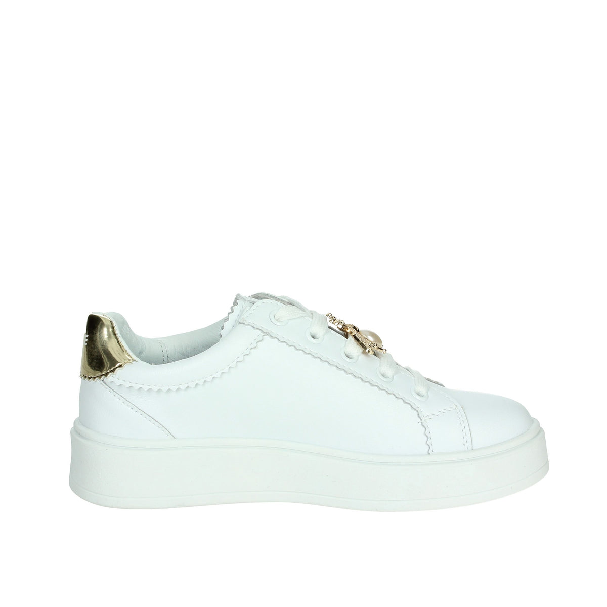 GAELLE PARIS Bambine e ragazze Sneakers bassa GS0022L Bianco/Oro