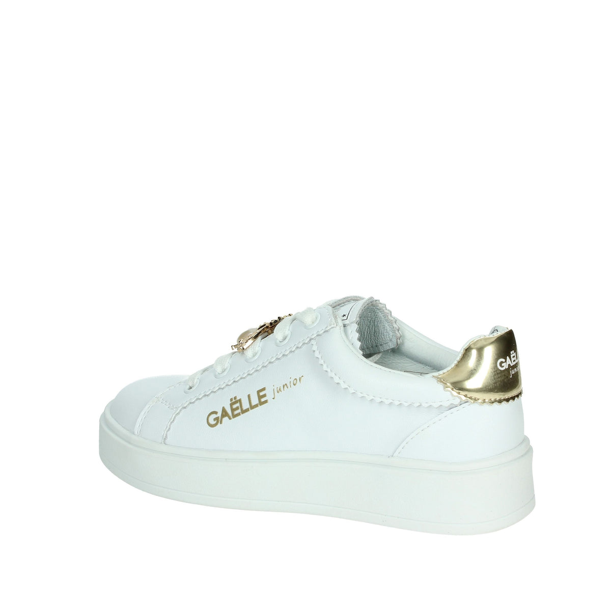 GAELLE PARIS Bambine e ragazze Sneakers bassa GS0022L Bianco/Oro
