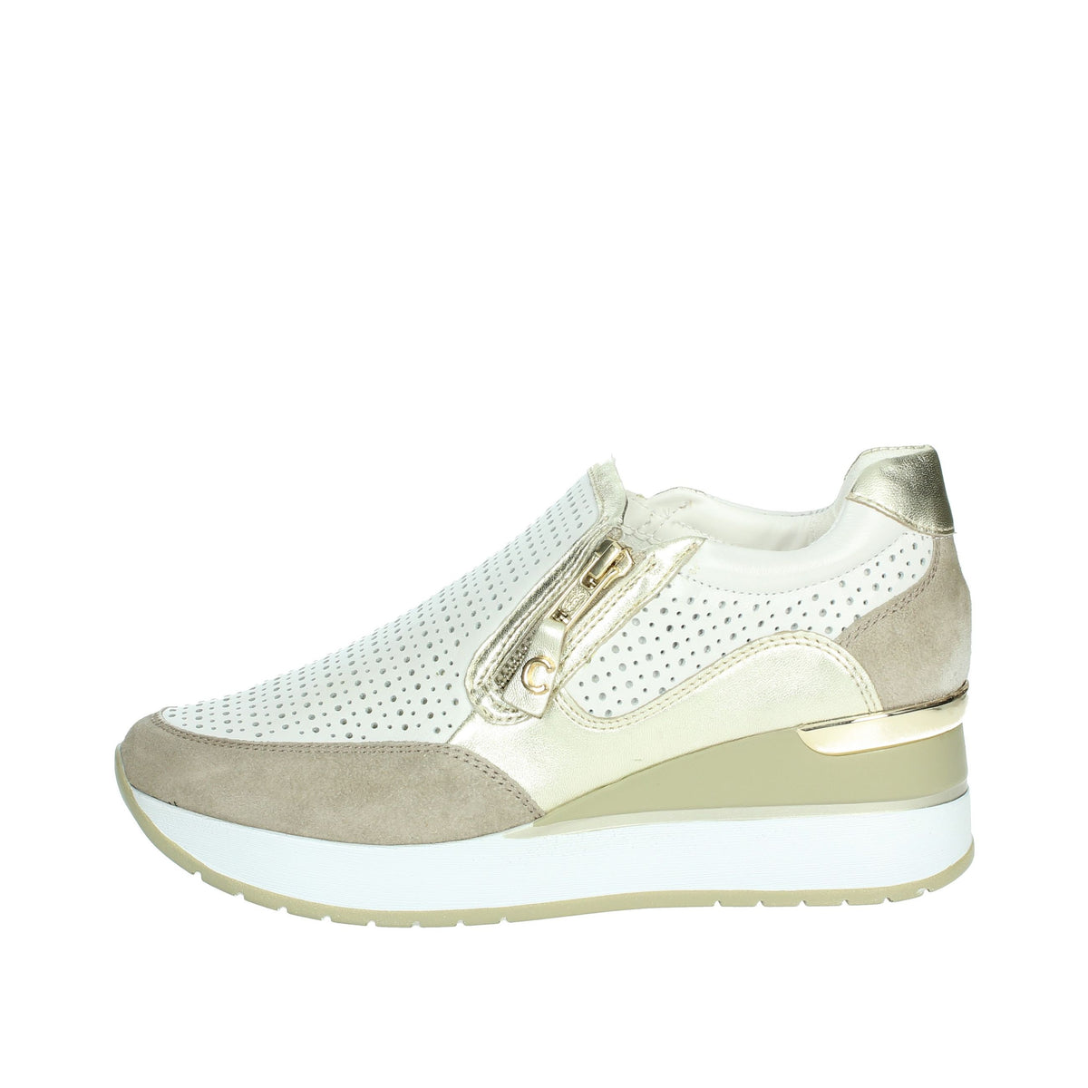 CINZIA SOFT Donna Sneakers bassa IV2521476G Bianco/Oro